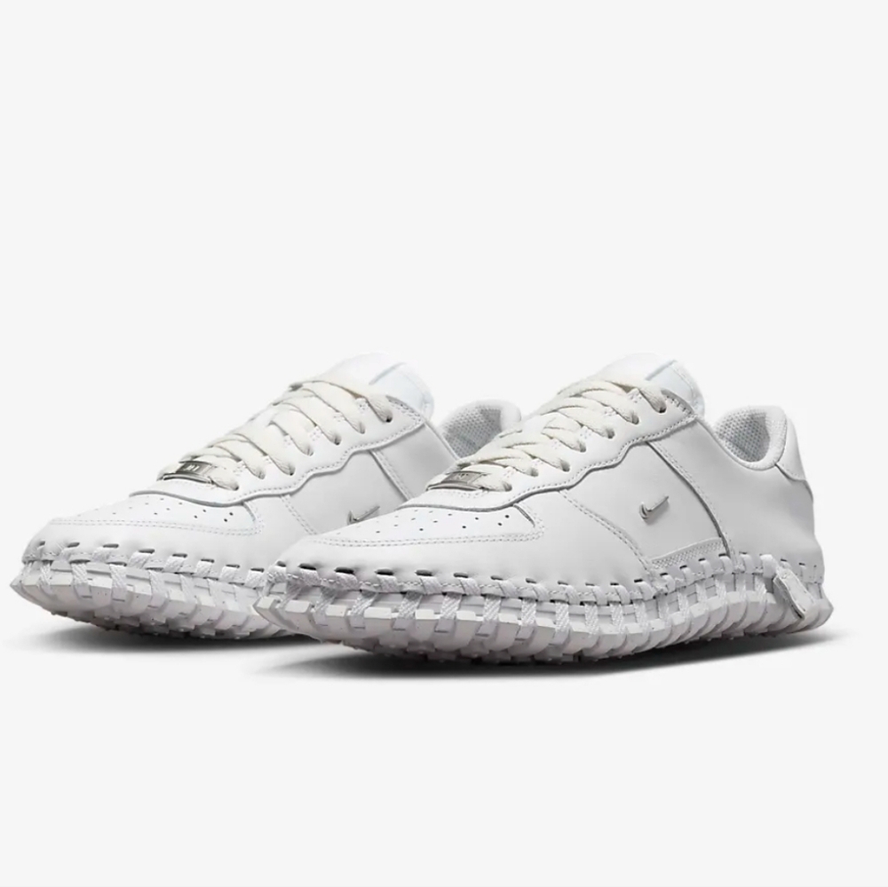 JACQUEMUS X NIKE J FORCE SNEAKER SHOES WHITE MENS SZ 11.5 WOMENS SZ 13 - Picture 4 of 9